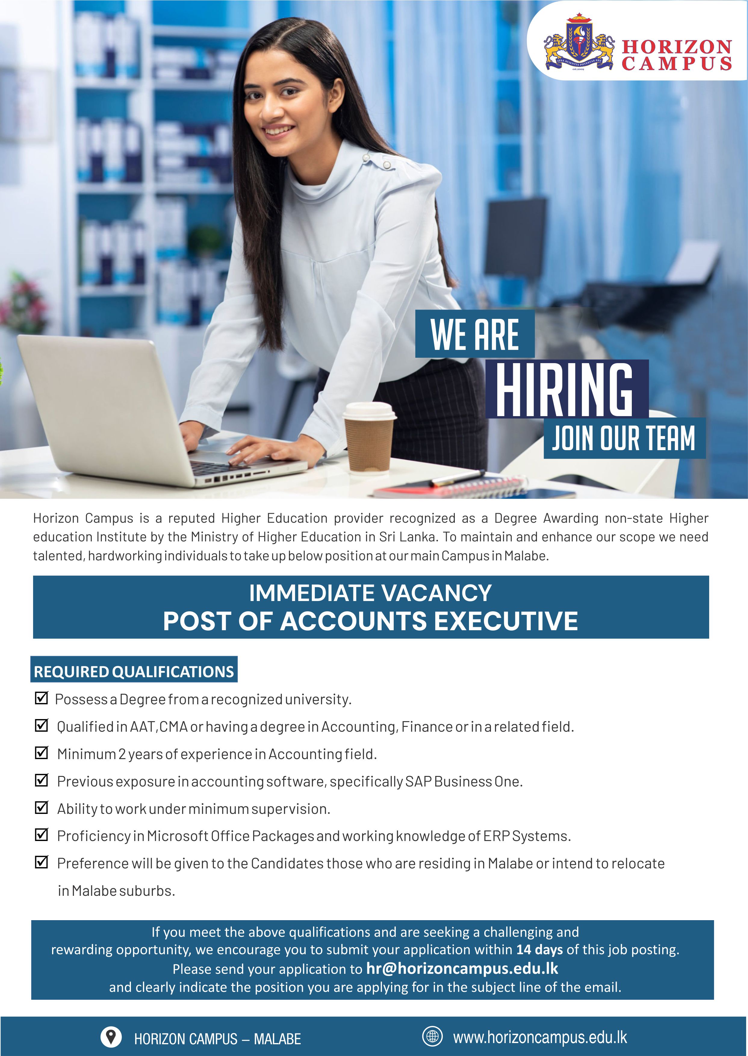 Accounts Executive 11.02.2026